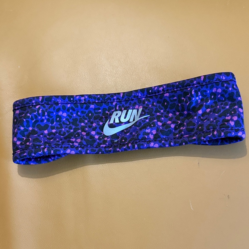 Nike Vibrant Purple/Pink/Black Fleece Headband